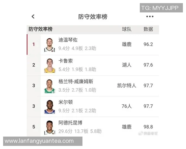 NBA球队关键球员表现数据及影响分析